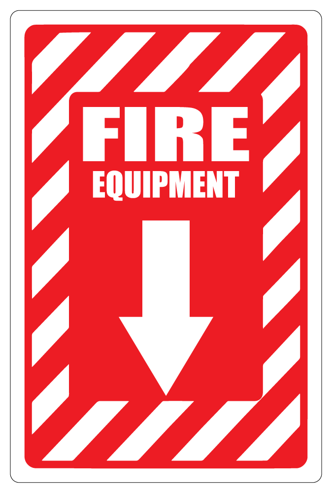 Fire Equipment Sign