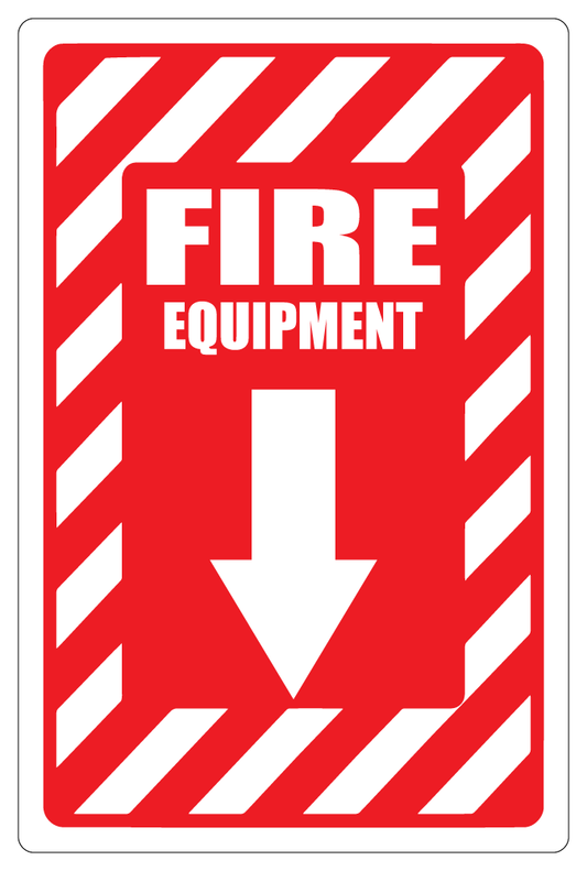 Fire Equipment Sign