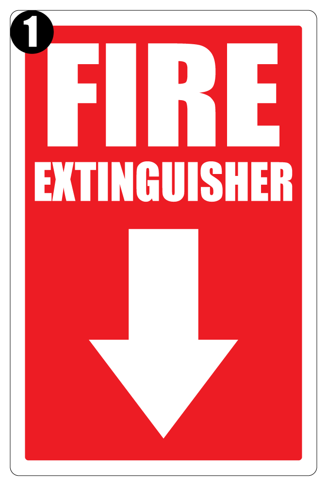 Fire Extinguisher Sign