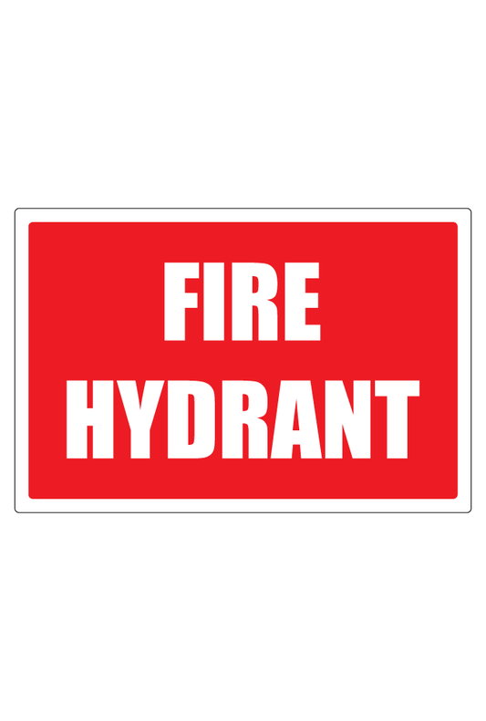 Fire Hydrant Sign